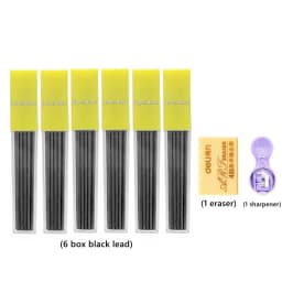 2.0 mm Mechanical Pencils Set 2B Automatic Student Pencils with Sharpener Color Pencil Leads School Pens Kawaii Cute Stationery