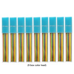 2.0 mm Mechanical Pencils Set 2B Automatic Student Pencils with Sharpener Color Pencil Leads School Pens Kawaii Cute Stationery