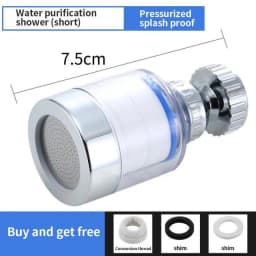 New Faucet Water Filter Remove Chlorine Heavy Metals Filtered Showers Head Soften for Hard Water Bath Filtration Purifier
