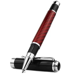 STONEGO Carbon Fiber Signature Pen, Premium Metal Gel Ink Pens Micro Point 0.5mm Black Ink Smooth Writing Ball Pen