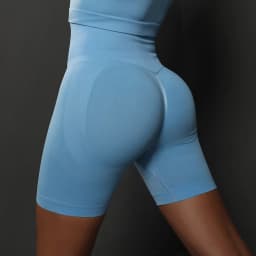 Seamless Shorts for Women Yoga Shorts Push Up Booty Workout Gym Shorts Fitness High Waist Sports Short Women Clothing