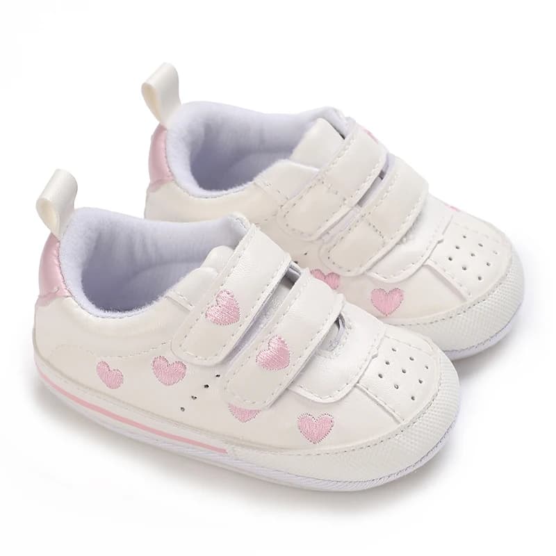 Casual Baby Shoes Infant Baby Girl Crib Shoes Cute Soft Sole Prewalker Sneakers Walking Shoes Toddler First Walker 0-18Month