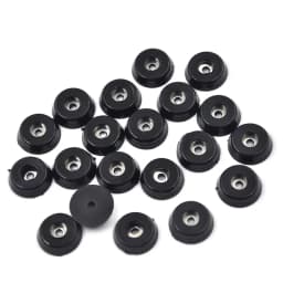 8pcs Speaker Cabinet Furniture Chair Table Box Conical Rubber Foot Pad stainless steel Stand Shock Absorber Skid Resistance