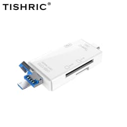 TISHRIC Type C Micro USB Adapter USB TF SD Card Reader USB-C Memory Card Adapter For Macbook Samsung Huawei XiaoMi Laptop Phone