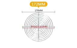 Cooling Fan Guard Metal Grill Computer Cover Fan Grill 30mm 40mm 50mm 60mm 70mm 80mm 90mm 120mm 135mm 140mm 170mm 200mm
