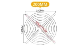 Cooling Fan Guard Metal Grill Computer Cover Fan Grill 30mm 40mm 50mm 60mm 70mm 80mm 90mm 120mm 135mm 140mm 170mm 200mm
