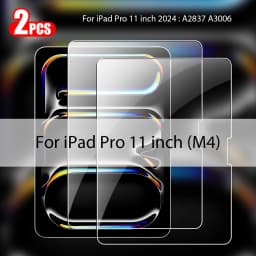 2Pcs Tempered Glass Screen Protector For Ipad Pro 13 11 12.9 M4 Air 5 4 3 2 Mini 6 9 9th 10 10th Generation 10.2 9.7 Accessories