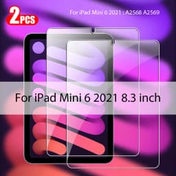 2Pcs Tempered Glass Screen Protector For Ipad Pro 13 11 12.9 M4 Air 5 4 3 2 Mini 6 9 9th 10 10th Generation 10.2 9.7 Accessories