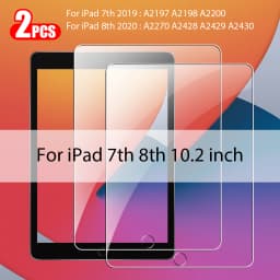 2Pcs Tempered Glass Screen Protector For Ipad Pro 13 11 12.9 M4 Air 5 4 3 2 Mini 6 9 9th 10 10th Generation 10.2 9.7 Accessories