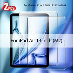 2Pcs Tempered Glass Screen Protector For Ipad Pro 13 11 12.9 M4 Air 5 4 3 2 Mini 6 9 9th 10 10th Generation 10.2 9.7 Accessories
