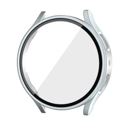 Tempered Glass+ PC Cover for Samsung Galaxy Watch4 5 6 7 44mm 40mm All Coverage Protective Bumper Case Galaxy Watch7 Accessories