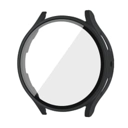 Tempered Glass+ PC Cover for Samsung Galaxy Watch4 5 6 7 44mm 40mm All Coverage Protective Bumper Case Galaxy Watch7 Accessories
