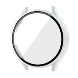 Tempered Glass+ PC Cover for Samsung Galaxy Watch4 5 6 7 44mm 40mm All Coverage Protective Bumper Case Galaxy Watch7 Accessories