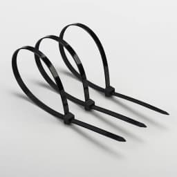 Self-locking plastic nylon tie 100 PCS black 5x300cable tie fastening ring4x200 cable tie zip wraps strap nylon cable tie set