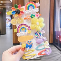 New In Sweet Candy Cartoon Elements Hair Accessories For Girls Kids Cute Hairpins Child Headdress