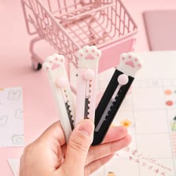 Mr.Paper Mini Portable Cat Claw Utility Knife Cute Creative Exquisite Hand Account Decoration Paper Cutting Tools Art Supplies