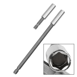 DIYWORK 1/4" 60/150mm Hex Magnetic Bit Holder Durable Extension Drill Driver Sleeve Adapter Screwdriver Bars