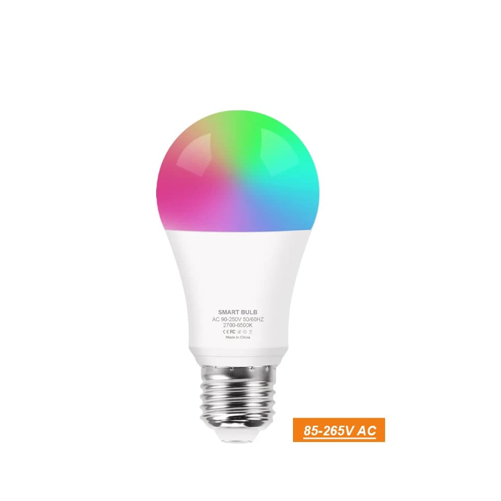 Tuya Wifi/Bluetooth Smart Bulb Alexa Led Lamp E27 RGB Smart Light Bulbs 110V 220V Smart Lamps For Google Assisatnt Smart Life