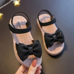 Girls' Sandals Children's Fashion Soft Sole Princess Shoes  Kids 2023 New Summer Sandals Flat School Shoes Baby Girls Shoes아이샌들