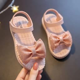 Girls' Sandals Children's Fashion Soft Sole Princess Shoes  Kids 2023 New Summer Sandals Flat School Shoes Baby Girls Shoes아이샌들