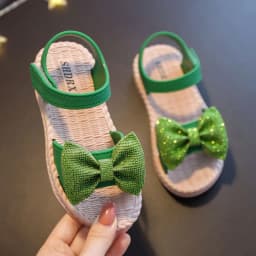 Girls' Sandals Children's Fashion Soft Sole Princess Shoes  Kids 2023 New Summer Sandals Flat School Shoes Baby Girls Shoes아이샌들