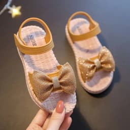 Girls' Sandals Children's Fashion Soft Sole Princess Shoes  Kids 2023 New Summer Sandals Flat School Shoes Baby Girls Shoes아이샌들