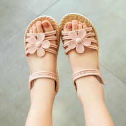 Girls' Sandals Children's Fashion Soft Sole Princess Shoes  Kids 2023 New Summer Sandals Flat School Shoes Baby Girls Shoes아이샌들