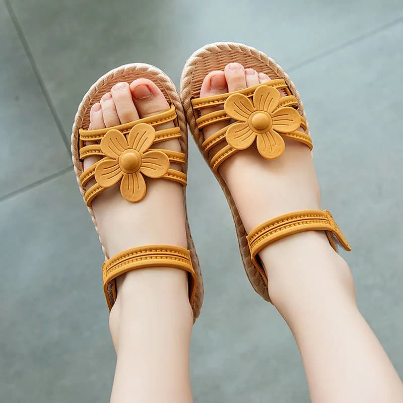 Girls' Sandals Children's Fashion Soft Sole Princess Shoes  Kids 2023 New Summer Sandals Flat School Shoes Baby Girls Shoes아이샌들