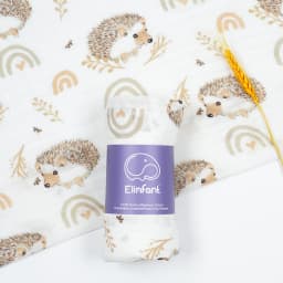 Elinfant 100% cotton 120*110cm 2 Layers Newborn Baby Bath Towel Wrap Muslin Swaddle Blankets Wholesale Dropshipping