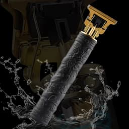 Electric Haircutter For Men Black Long Dragon USB Charging Electric Engraving Haircutter Barber Shop Electric Faders Shaved ABS7