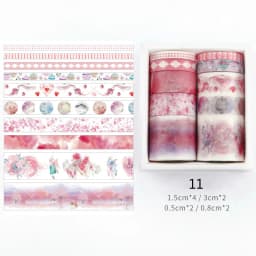 Mr Paper 26 Designs 10pcs/box Cute Cartoon Animals Washi Tapes Scrapbooking DIY Deco Creative Japanese Kawaii Masking Tapes