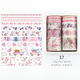 Mr Paper 26 Designs 10pcs/box Cute Cartoon Animals Washi Tapes Scrapbooking DIY Deco Creative Japanese Kawaii Masking Tapes