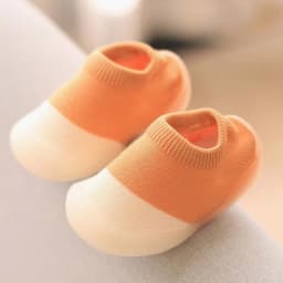 Baby Shoes First Walkers Comfortable Boys Girls Kids Rubber Soft Non-Slip Sole Floor Shoes Knit Booties