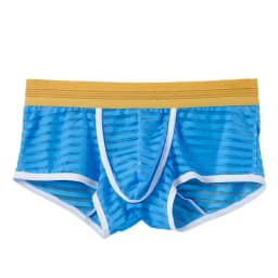 semi transparent underwear for men with three-dimensional cut breathable mesh  for men boxer shorts 5021-PJ