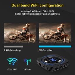 Transpeed Android 12 TV BOX Allwinner H618 Dual Wifi 32G64G Quad Core Cortex A53 Support 8K 4K BT Voice Media player Set top box