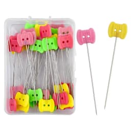 New Dressmaking Pins Embroidery Patchwork Tools Fixed Pin Button Pin Patchwork Pin For Sewing Positioning And DIY 50pcs/100pcs