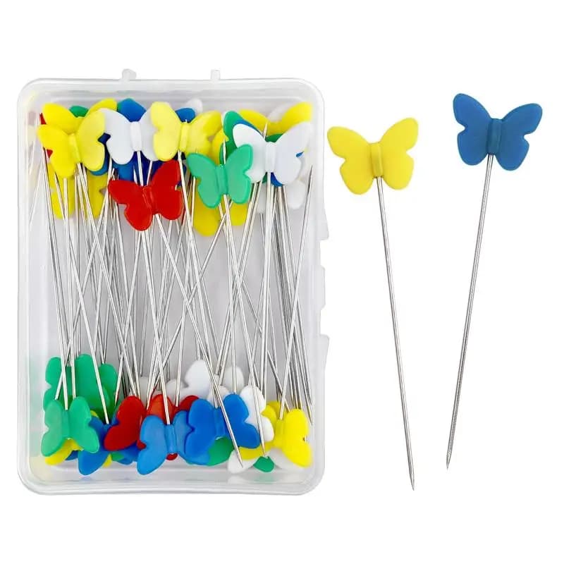 New Dressmaking Pins Embroidery Patchwork Tools Fixed Pin Button Pin Patchwork Pin For Sewing Positioning And DIY 50pcs/100pcs