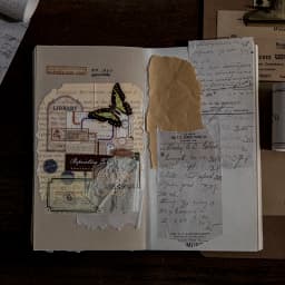 Yoofun  Retro Chronicle Masking Washi Tape Vintage Poster Letter Decorative Collage Journaling DIY Scrapbooking Stationery