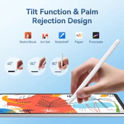 Baseus Gen2 Digital Stylus for iPad 4/5/Pro 11 & 12.9-inch/ Mini 6, for Apple Pencil-Like Pen Supporting Palm Rejection Pens