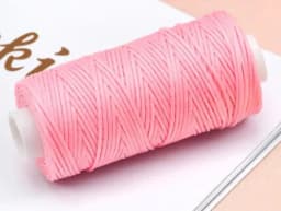 Leather Craft DIY Project 150D Leather Sewing Polyester Flat Wax String Diameter 0.8mm 50 Meters