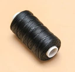Leather Craft DIY Project 150D Leather Sewing Polyester Flat Wax String Diameter 0.8mm 50 Meters