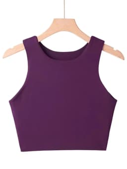 2023 Summer Fashion Women Sexy Slim Tops O-neck Sleeveless Double Nylon Ladies Good Quality Tank Tops 6 Colors