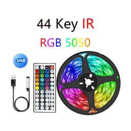 LED Strip Lights RGB APP Control Color Changing Lights with 24 Keys Remote Mode for Room Decoration Bluetooth TV SMD5050 RGB