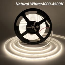 IP68 Waterproof COB Strip 12V 24V 320Leds/M RA90 3000K 4000K 6000K Home Garden Decor Flexible Ribbon Rope LED Light 1M 10M 20M