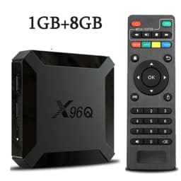Hot X96Q Android 10.0 Fast Smart TV BOX 2GB 16GB Allwinner H313 Quad Core 4K VS X96 Mini Set top box fast shipping