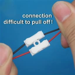 20pcs No Solding Welding Quick 2P Cable Wire Connector No Screw Terminal  Block Spring Clamp