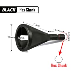 Deburring External Chamfer Tool Metal Hex Triangle Trimming Drill Bit for Stainless Steel Copper Screw Fast Remove Burr Removal