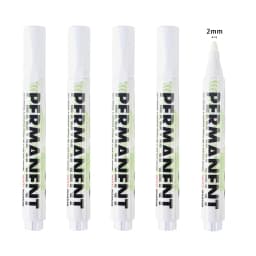 10pcs/Set White Marker Pen Graffiti Pens Waterproof Permanent Tire Painting Notebook Tyre Tread Oily Environmental Pen