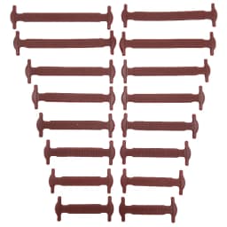 16pcs/lot Silicone Shoelaces No Tie Shoelaces 12 colors Elastic Lace Shoelace Creative Lazy Silicone Laces Rubber Lace