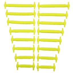16pcs/lot Silicone Shoelaces No Tie Shoelaces 12 colors Elastic Lace Shoelace Creative Lazy Silicone Laces Rubber Lace